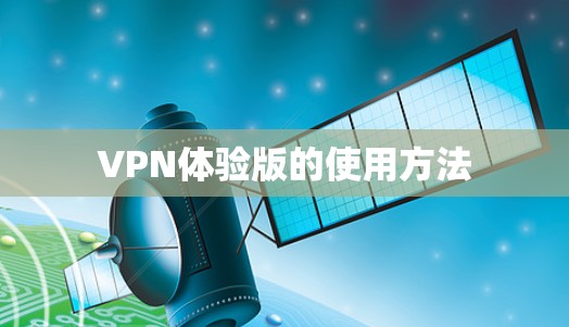 VPN体验版的使用方法