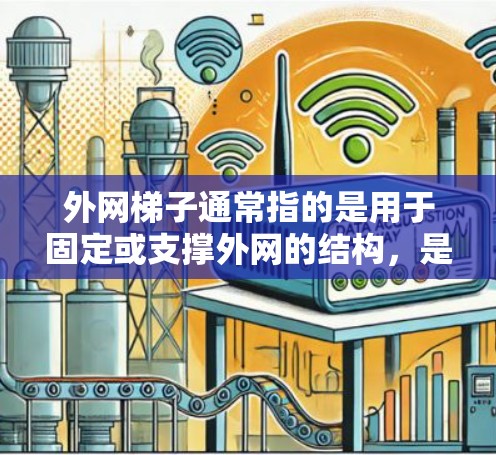 外网梯子通常指的是用于固定或支撑外网的结构，是桥梁、桥梁架、公路桥、铁路桥、轨道桥梁等结构中用于外网的梯子。外网梯子的结构和设计需要满足外网的强度、稳定性以及安装的便利性
