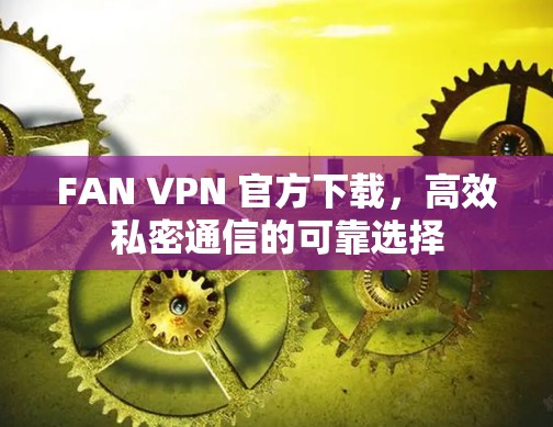 FAN VPN 官方下载，高效私密通信的可靠选择
