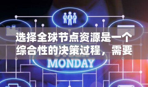 选择全球节点资源是一个综合性的决策过程，需要综合考虑地理位置、资源类型、可用性和稳定性和成本等因素。以下是一步步的指南，帮助你做出明智的选择