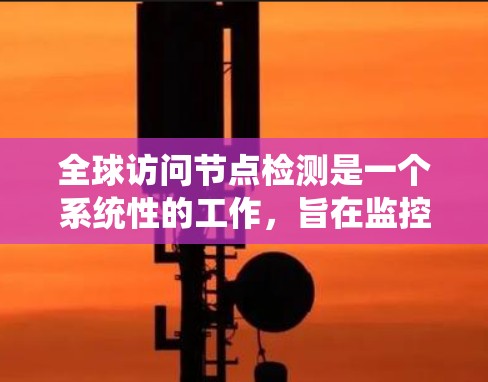 全球访问节点检测是一个系统性的工作，旨在监控和管理网络中的访问控制节点，以确保网络的安全和高效。以下是一个清晰的总结和步骤指南