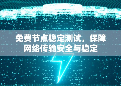 免费节点稳定测试，保障网络传输安全与稳定