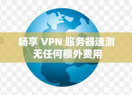 畅享 VPN 服务器速测 无任何额外费用