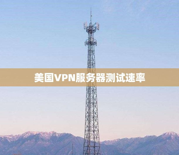 美国VPN服务器测试速率