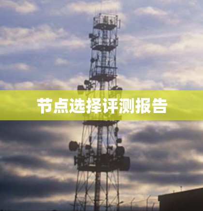 节点选择评测报告 节点选择评测报告