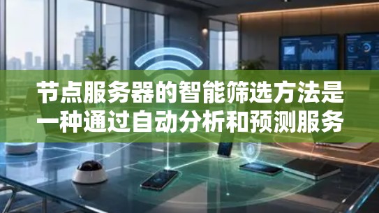 节点服务器的智能筛选方法是一种通过自动分析和预测服务器的使用情况，以优化资源利用率和提高用户体验的技术。以下是对智能筛选方法的详细总结