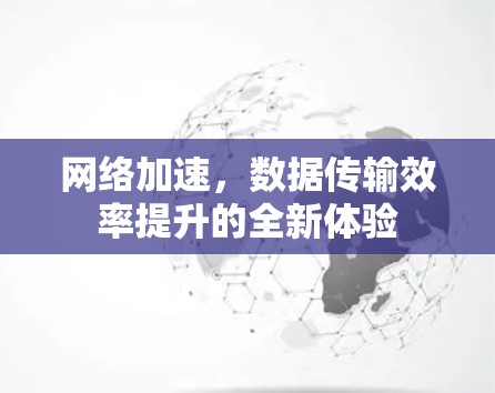 网络加速,数据传输效率提升的全新体验 网络加速,数据传输效率提升的全新体验