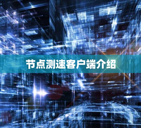 节点测速客户端介绍 节点测速客户端介绍