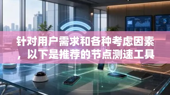 针对用户需求和各种考虑因素，以下是推荐的节点测速工具